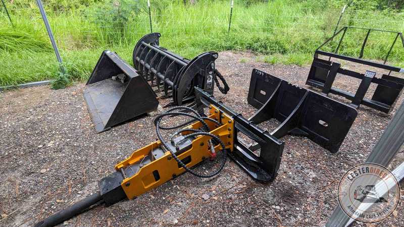 Hydraulic Breaker and Grapple Attachments