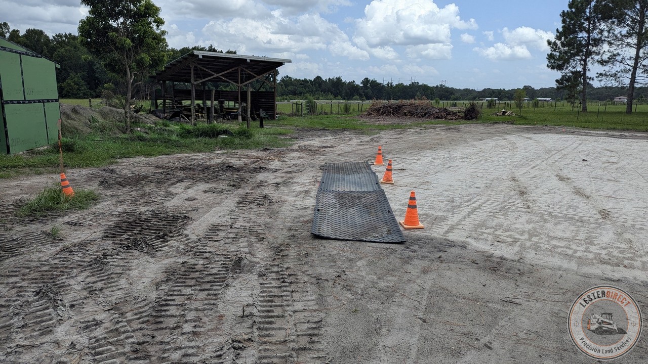 Debris Recovery & Ground Protection Staging